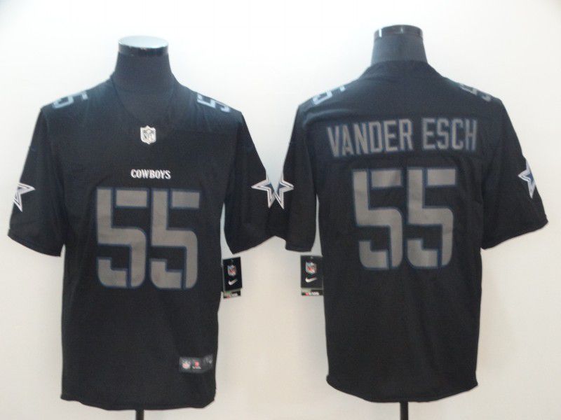 Men Dallas cowboys 55 Vander edch Nike Fashion Impact Black Color Rush Limited NFL Jerseys